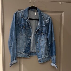 Free People Denim Jacket Size Medium